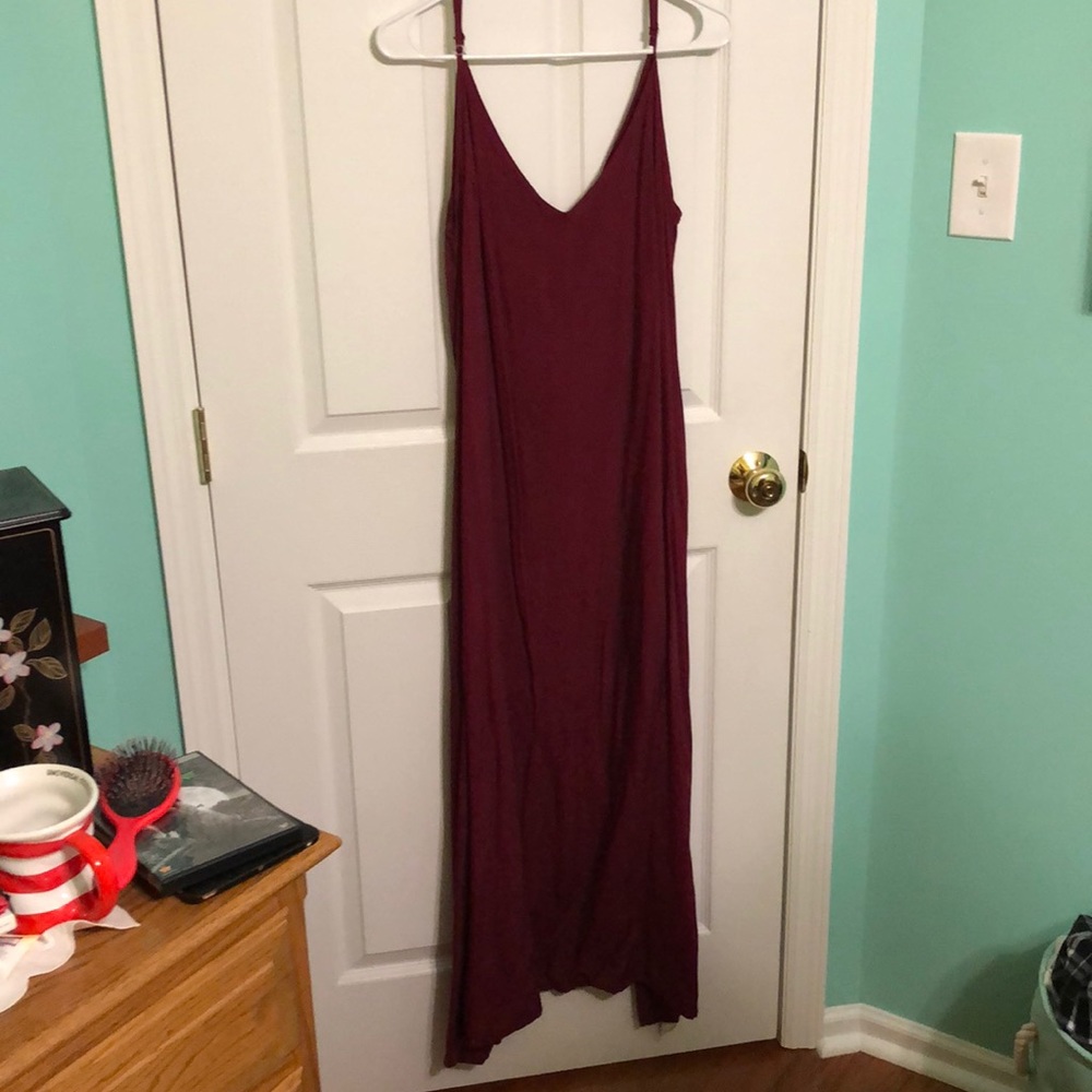 Burgundy Maxi Dress